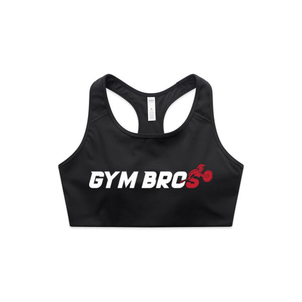 Gym Bro - AS Colour Womens Active Bra Top Thumbnail