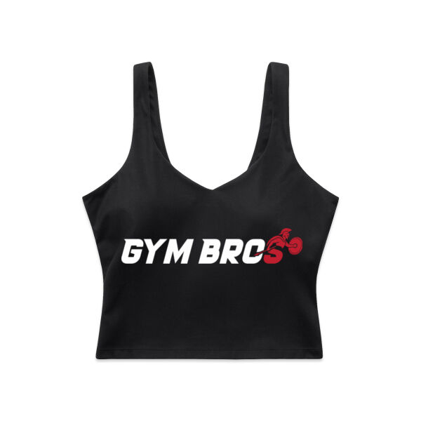 Gym Bros Original Tough Times - AS Colour Womens Active Bra Tank Thumbnail